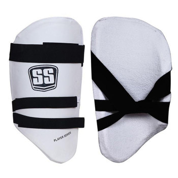 Player Series Cricket Thigh Pad  -  Mens, White, Right-handed
